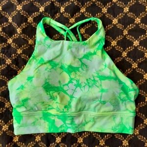 Lululemon Energy high neck Sports Bra sz 10